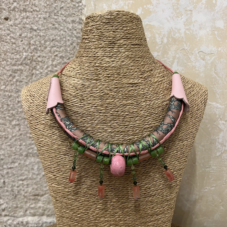 Upcycling  Necklace made from ties