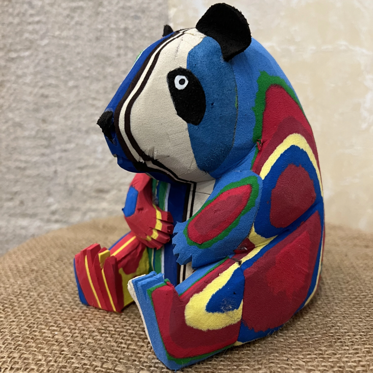 Yuka Panda made with upcycled flip flops