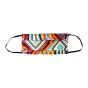 Reusable face mask in Swheshwe fabric AFNOR norms Pattern : Abstract