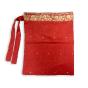 Reusable saree gift bag red