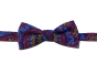 Bow tie in Shweshwe fabric Pattern : Blue Flower