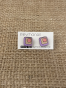 Small Square upcycled Wooden earrings Color : Purple/pink