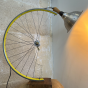 Upcycled bike lamp