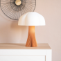 Lampe arborescence upcycling Couleur : Orange