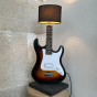 Lampe guitare upcycling